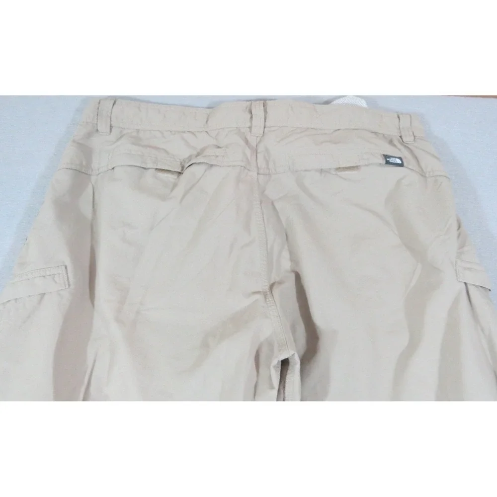 The North Face Cargo Pants Mens 36 Tan Nylon Climb Trail Hiking Outdoor Utility
